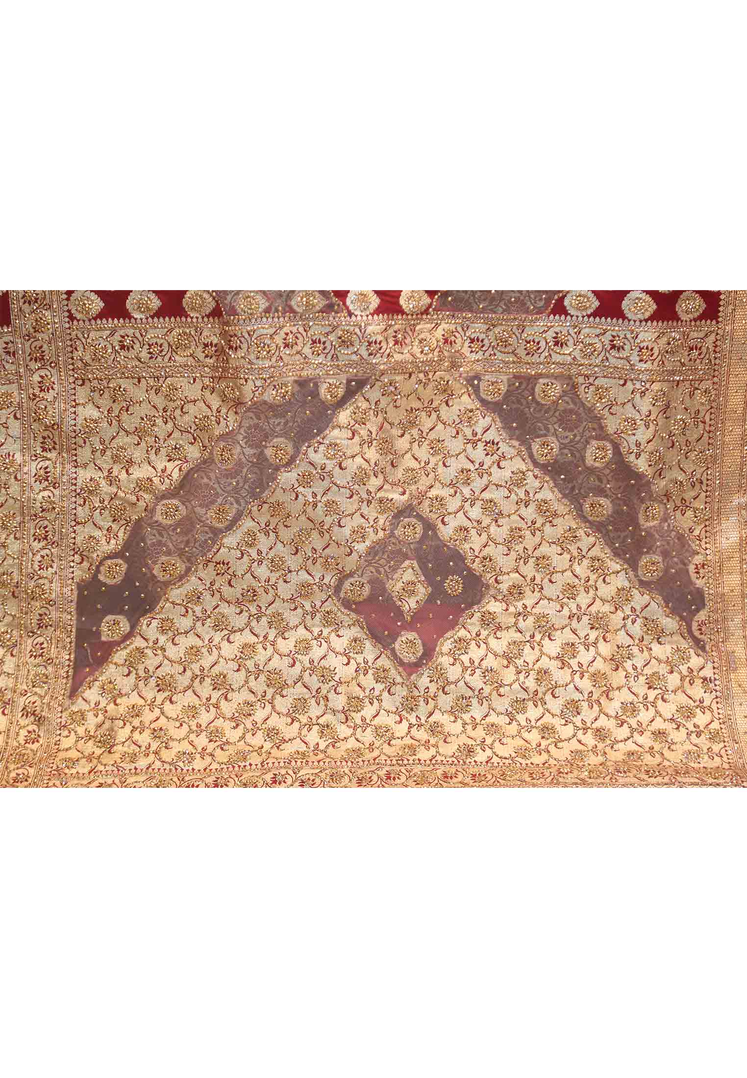 Indian Maroon Benarasi