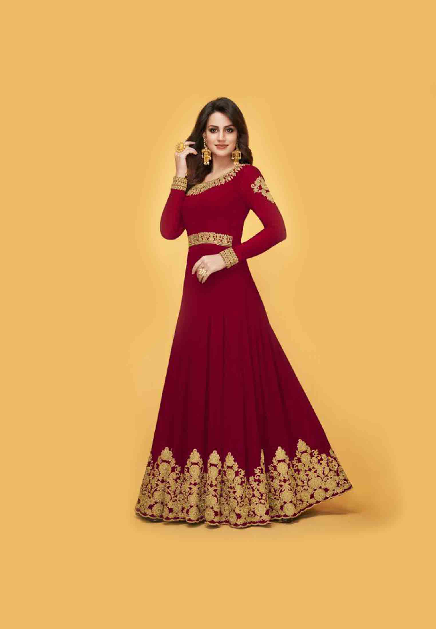Veeda Gold Wedding Gown