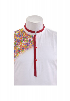White Cotton Panjabi