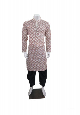 Off White Cotton Panjabi