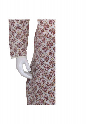 Off White Cotton Panjabi