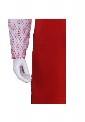 Red Cotton Panjabi