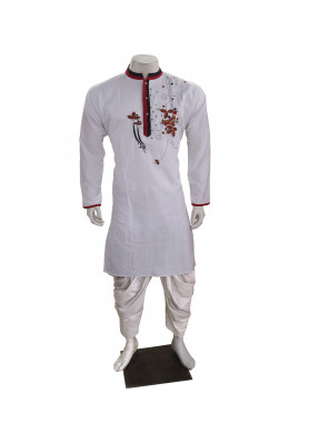 Embroidered Cotton Panjabi