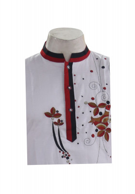 Embroidered Cotton Panjabi