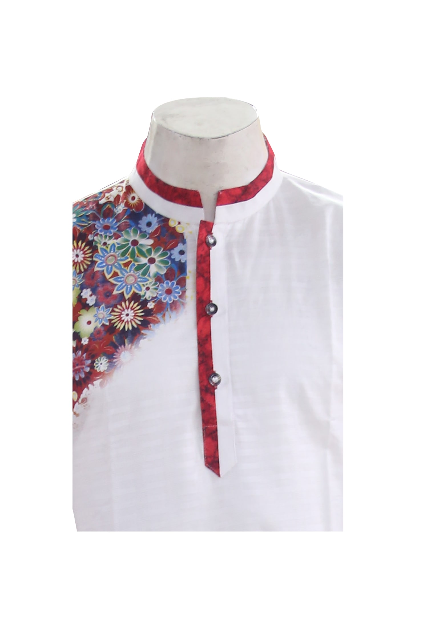 Block Printed Cotton Panjabi