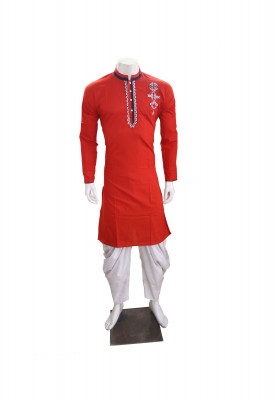 Traditional Red Panjabi