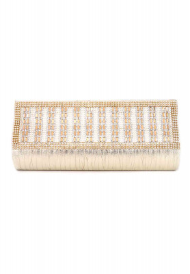 Golden Colored Artificial Leather Purse