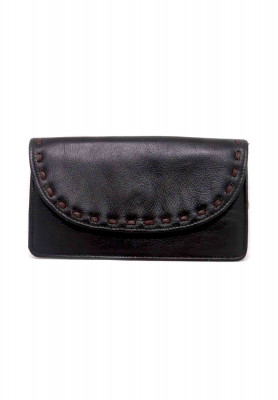 Black Leather Purse