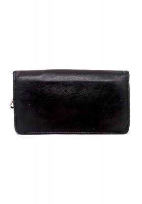 Black Leather Purse