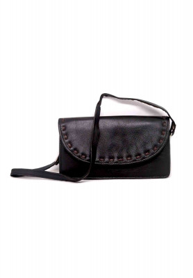 Black Leather Purse