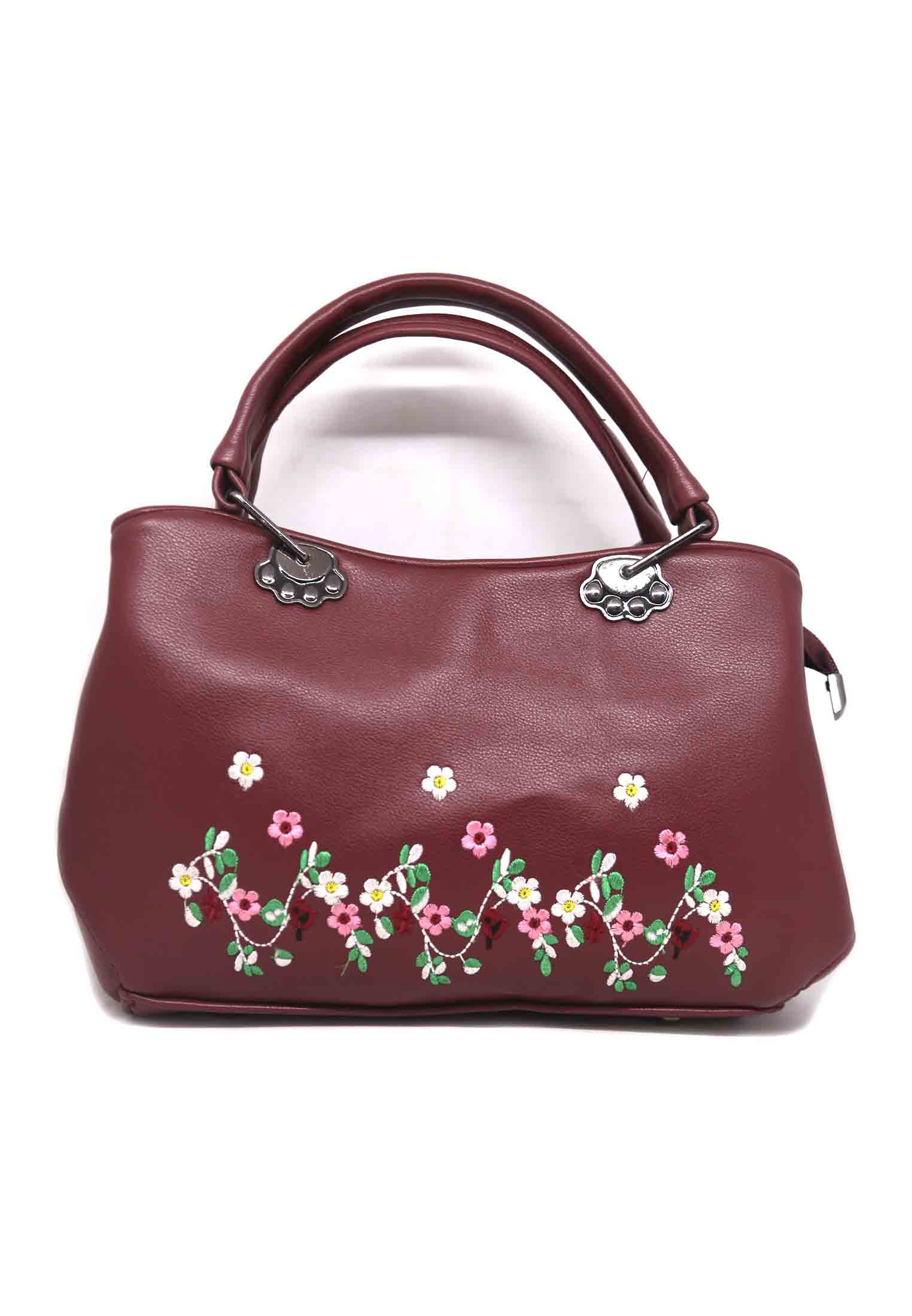 Maroon Colored Ladies Bag