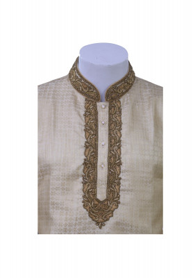 Golden Indian Panjabi for Men