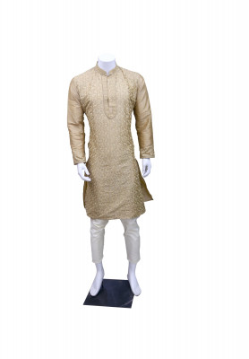 Embroidered Katan Panjabi