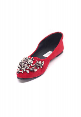 Velvet High Heel Shoe