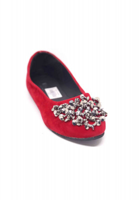 Velvet High Heel Shoe