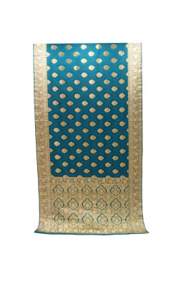 Sea Green Indian Benarasi