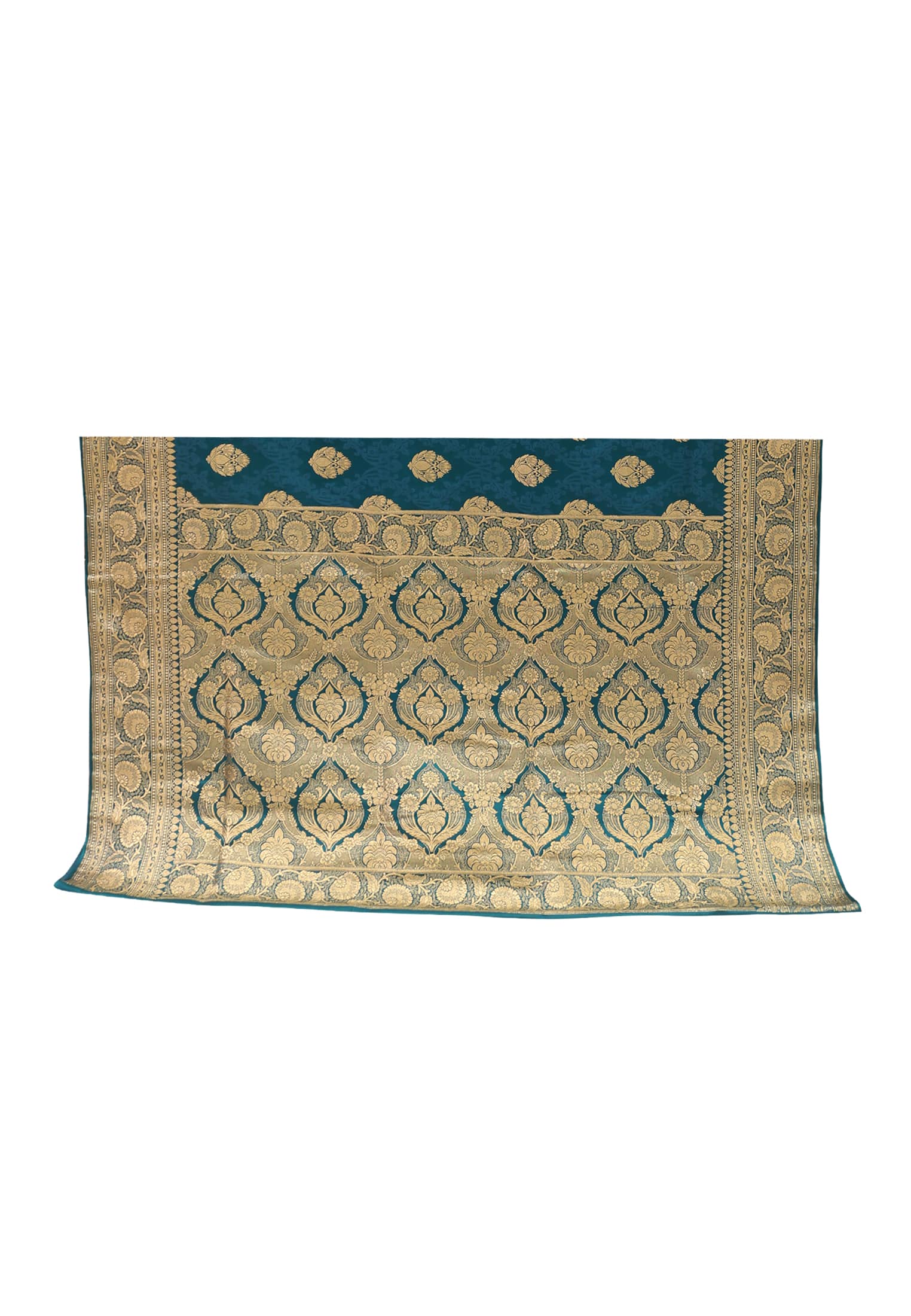 Sea Green Indian Benarasi