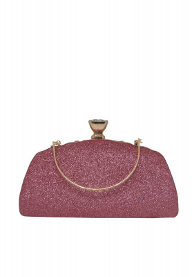 Glittering Pink Bridal Purse