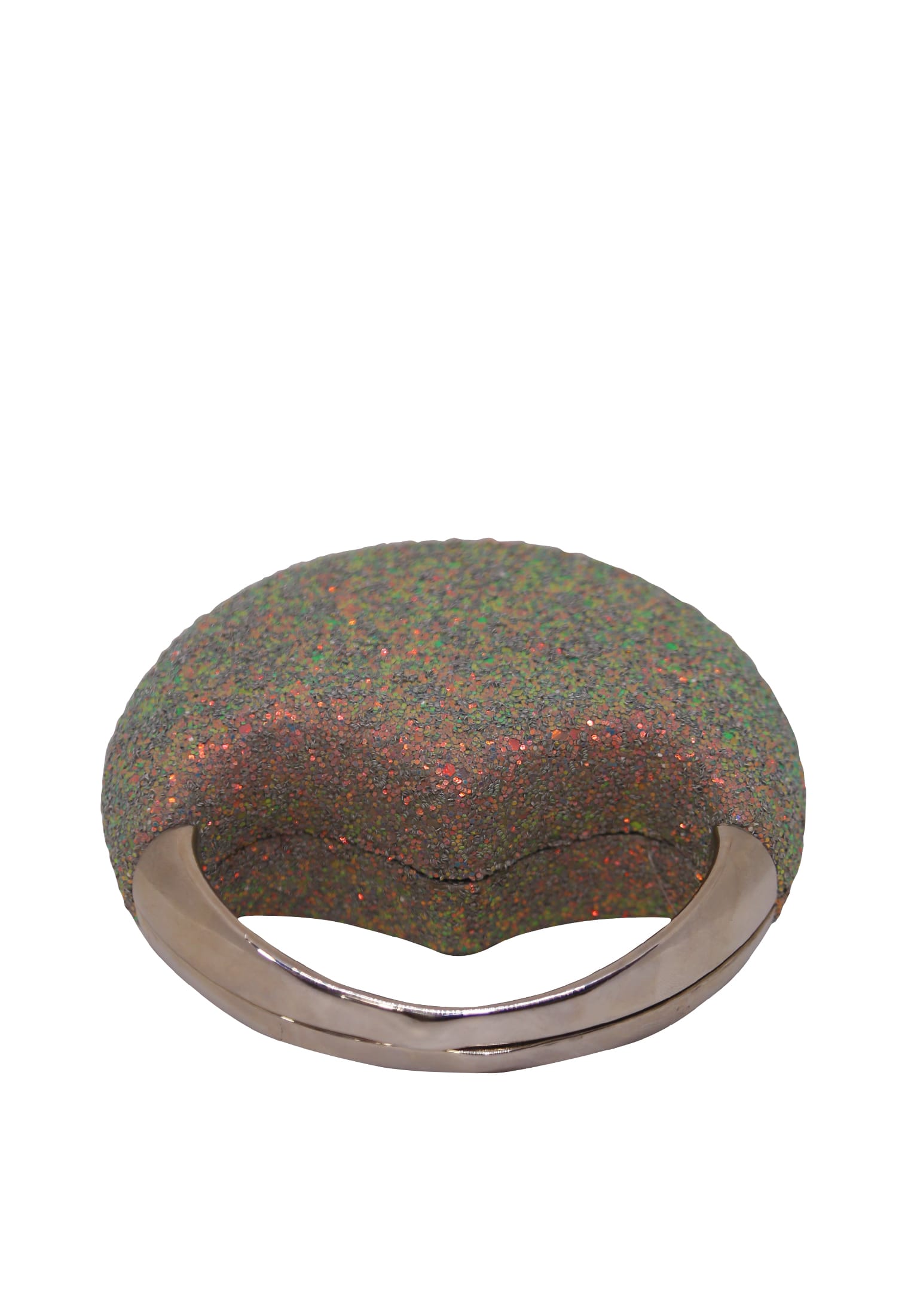 Round Shaped Glittering Purse
