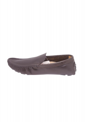 Black Pure Leather Loafer