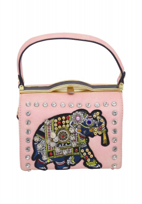 Pink Ladies Hand Purse