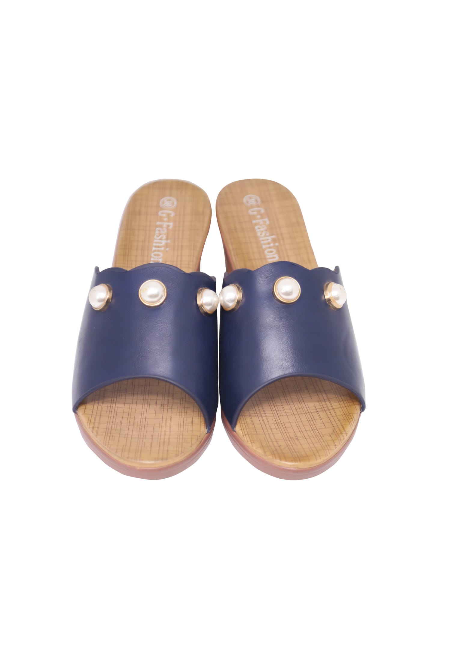 Blue and Brown Colored Box Heel Nagra