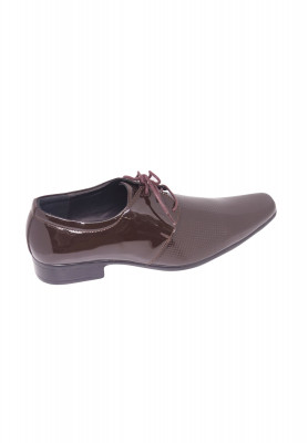 Chocolate Pattern Leather Gents Shoe