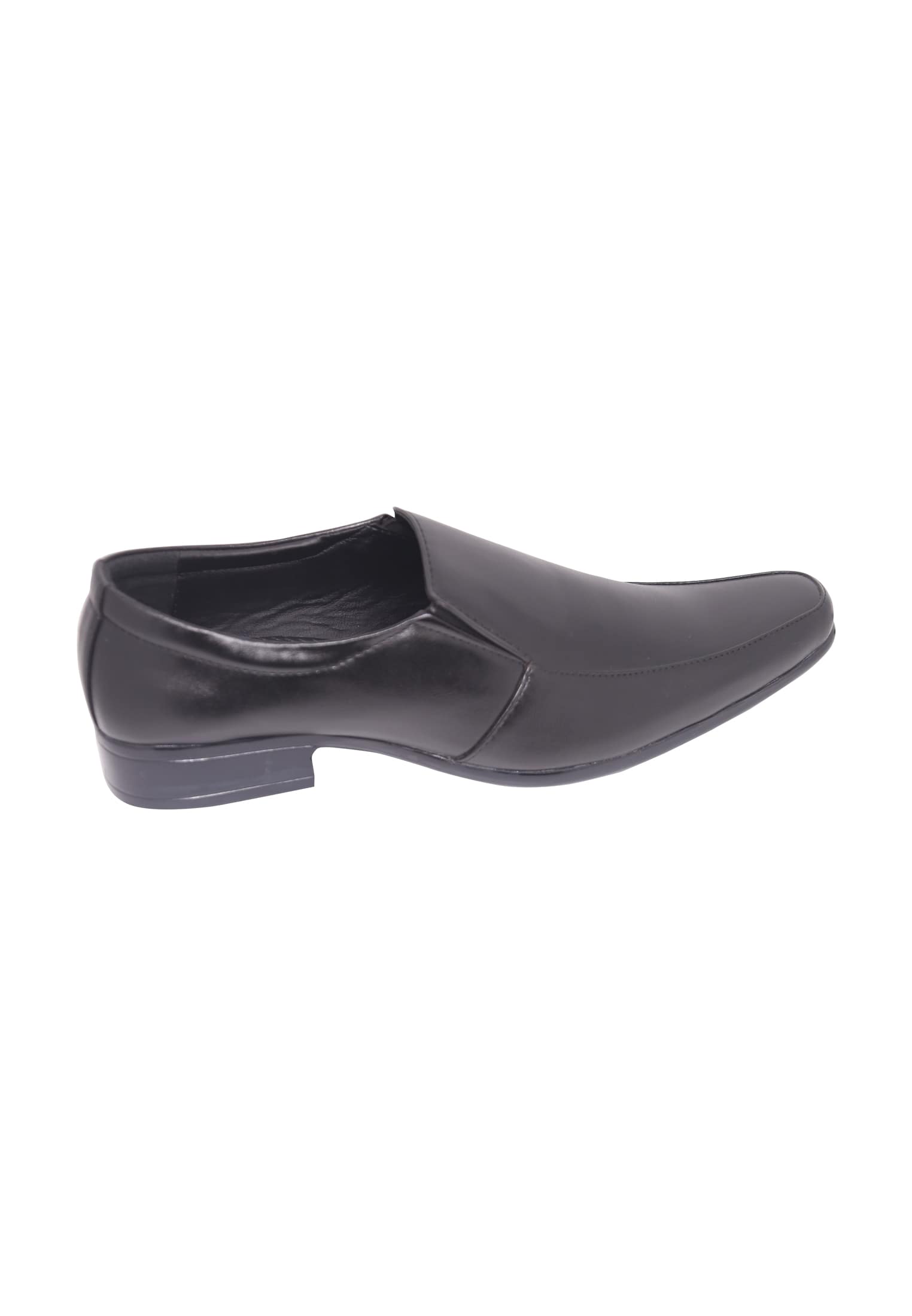 Black Shining Artifical Leather Gents Shoe