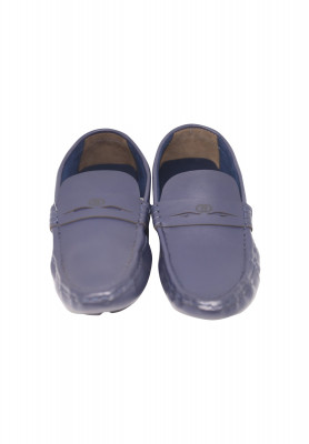 Blue Artificial Leather Loafer for Men