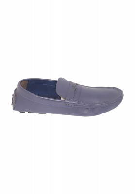 Blue Artificial Leather Loafer for Men
