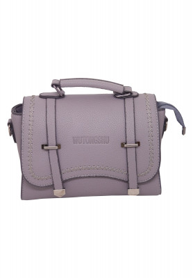Ash Artificial Leather Side Bag