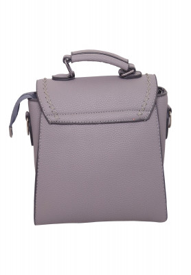 Ash Artificial Leather Side Bag