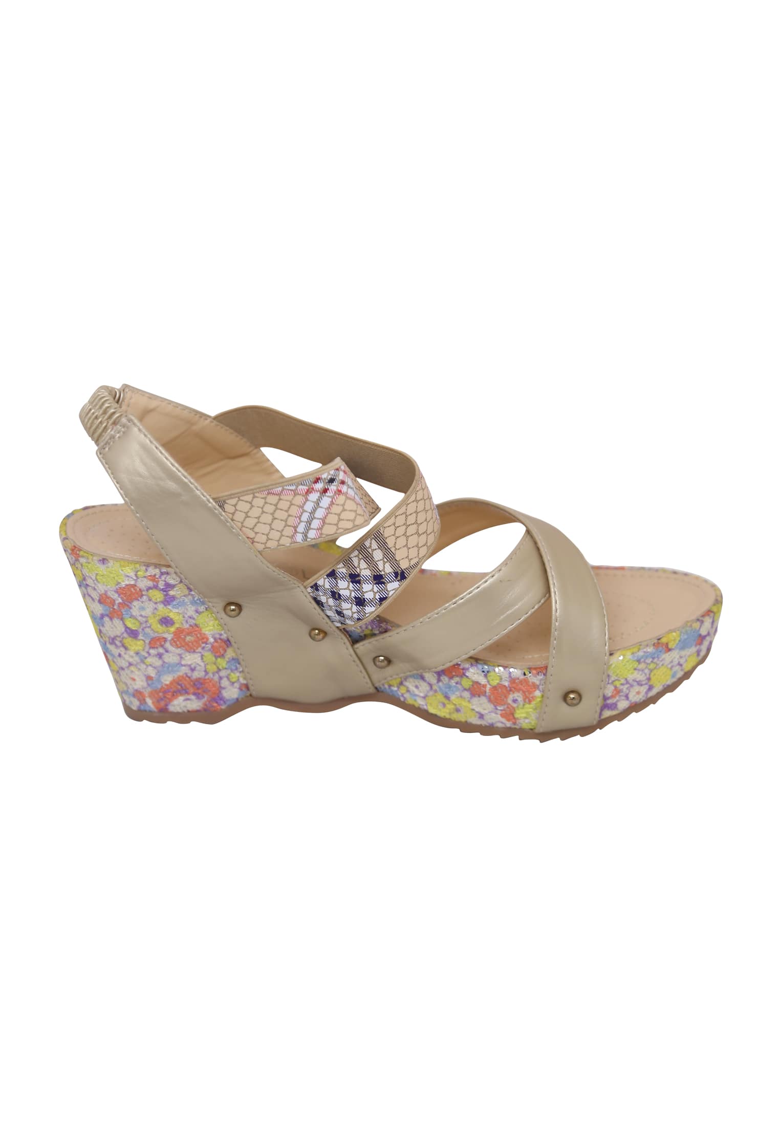 Golden colored Party Box heel  
