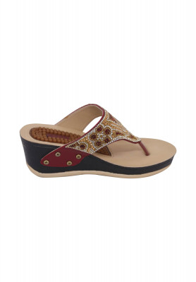 Maroon Colored Dose heel 