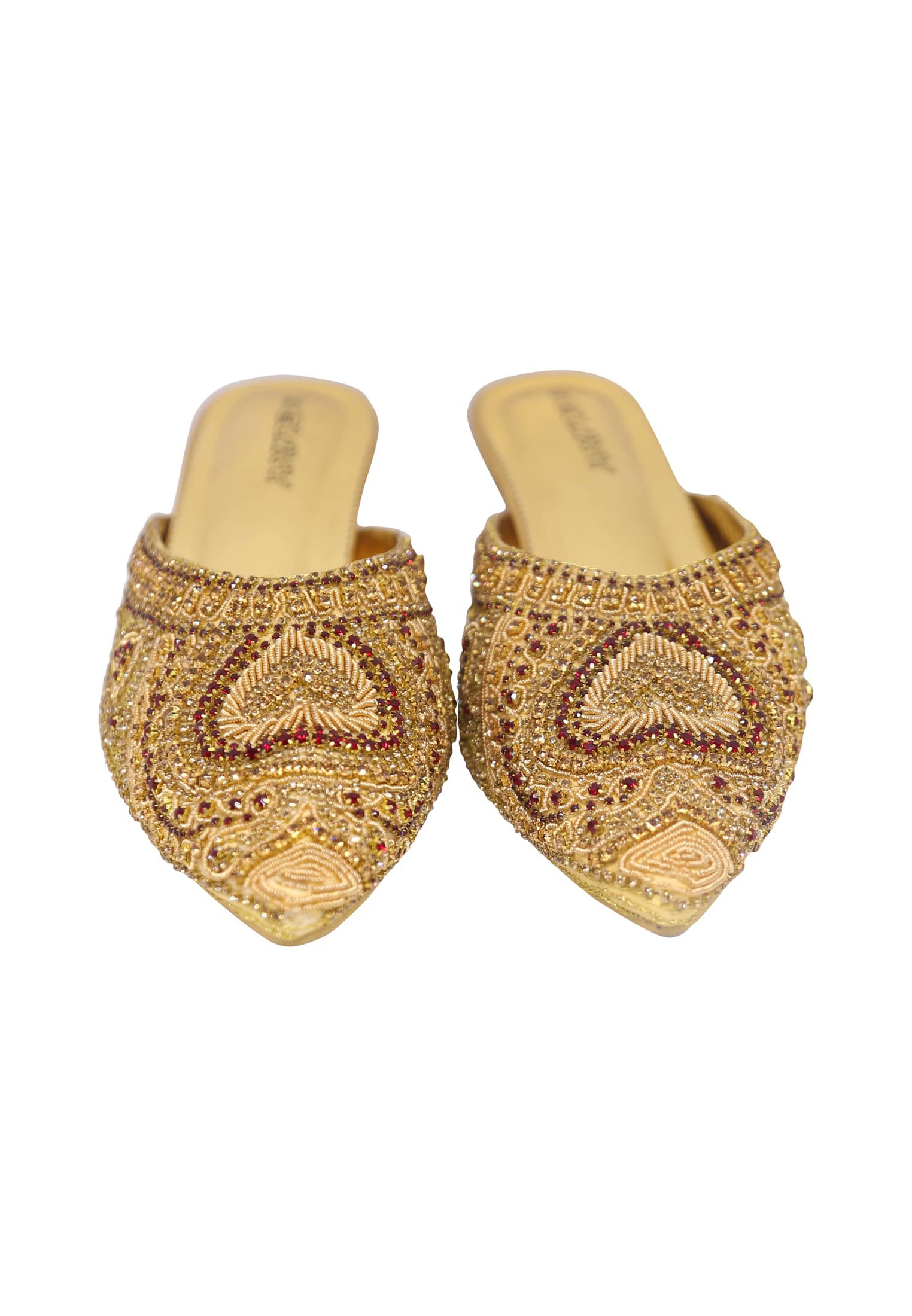 Ladies Special Stone Karchupi Maroon Nagra