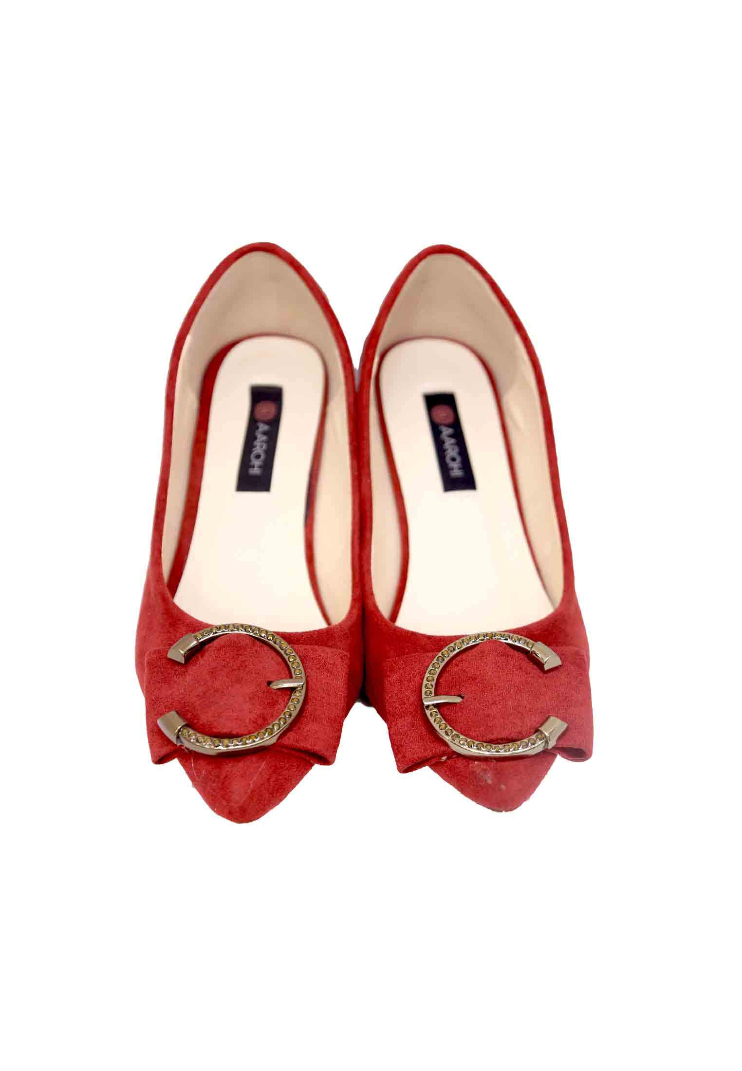 Light Maroon Box Heel 