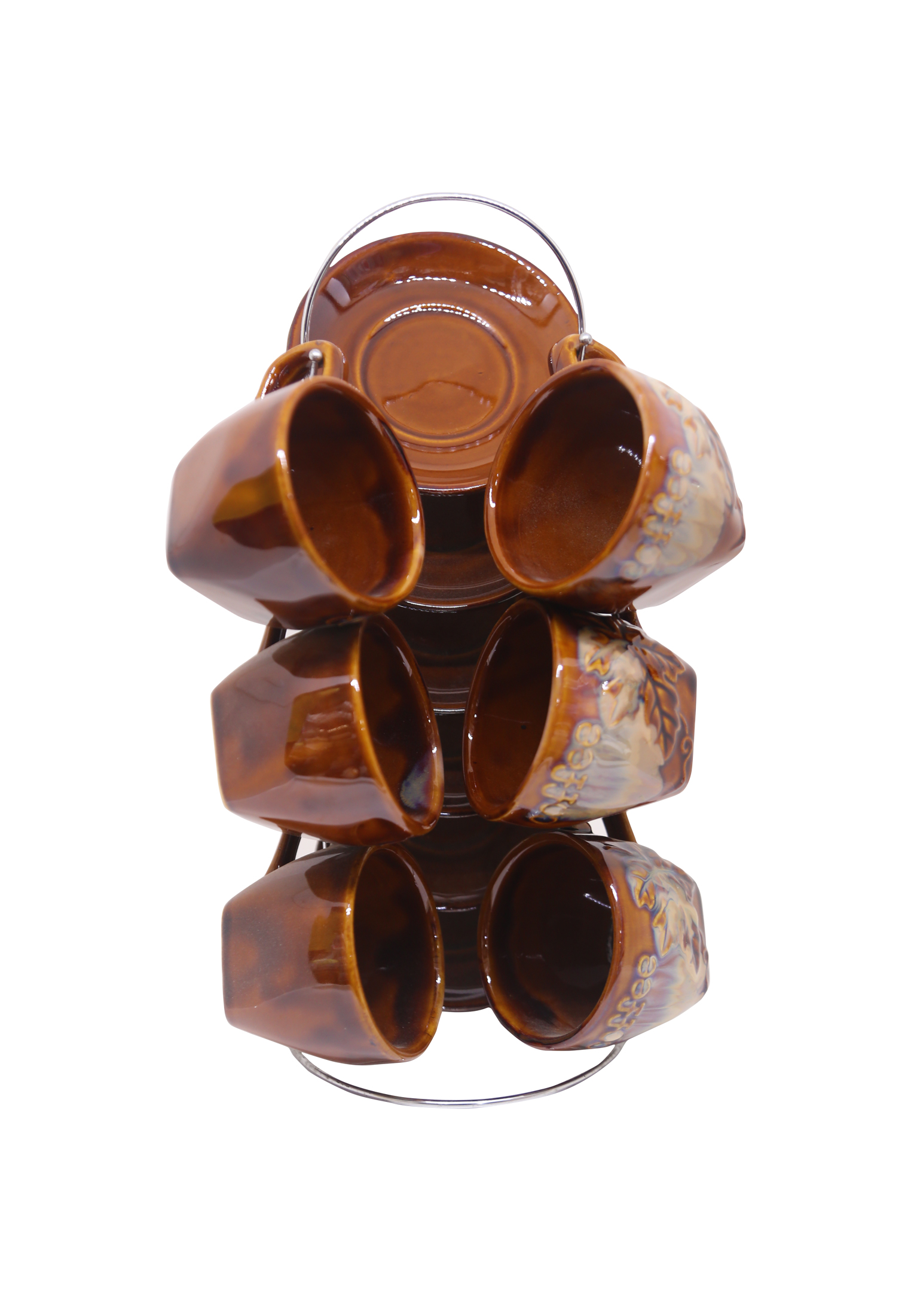 Coffee Colored Tea Set