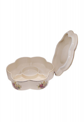 Floral Printed Curry Dish