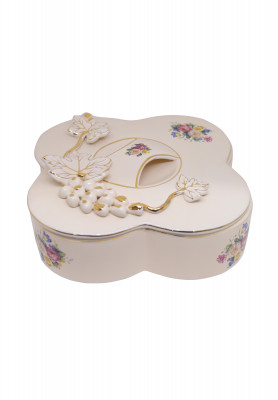 Floral Designed Curry Dish