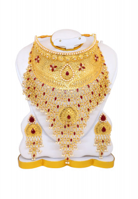 Gold platted big Kontho set 