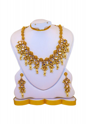 Copper Joypuri  kundon neckless 