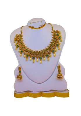 Copper U shape Joypuri neckless  
