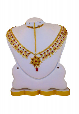 V Shape Gold plated tyra  