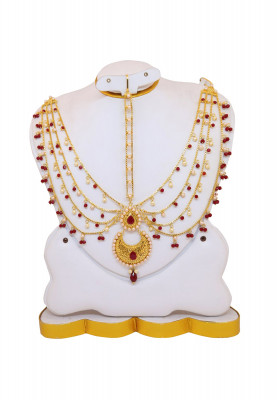 5 Vori V Shape Gold plated tyra  