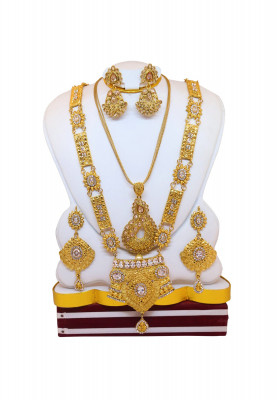 Gold Platted Locker set with seta set  