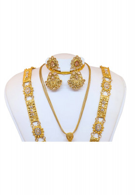 Gold Platted Locker set with seta set  