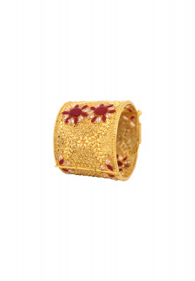 Round Shape Gold Plated Chur  