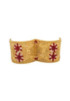 Round Shape Gold Plated Chur  