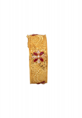 Round Shape Gold Plated Chur for Weeding   