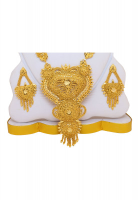 10 Vori V shape Weeding  Gold plated sita set 